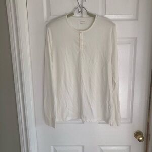 Club Monaco White Jersey Top
